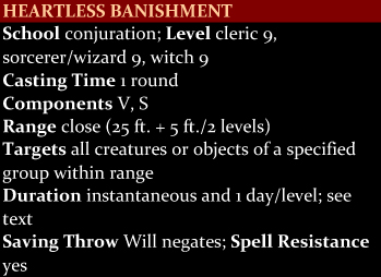Heartless Banishment